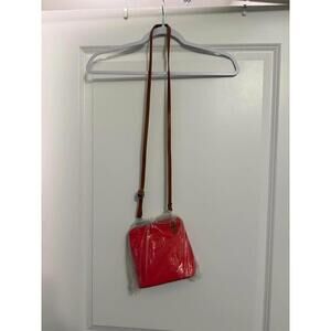 Genuine Red Leather Crossbody Purse – Made in Italy